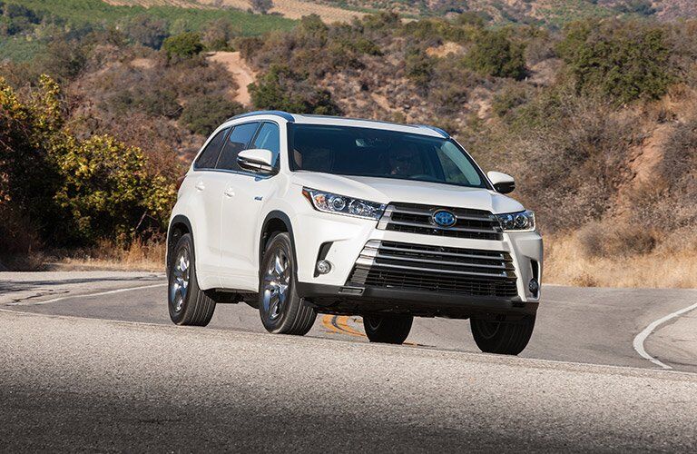 2017 Toyota Highlander Hybrid aerodynamic design