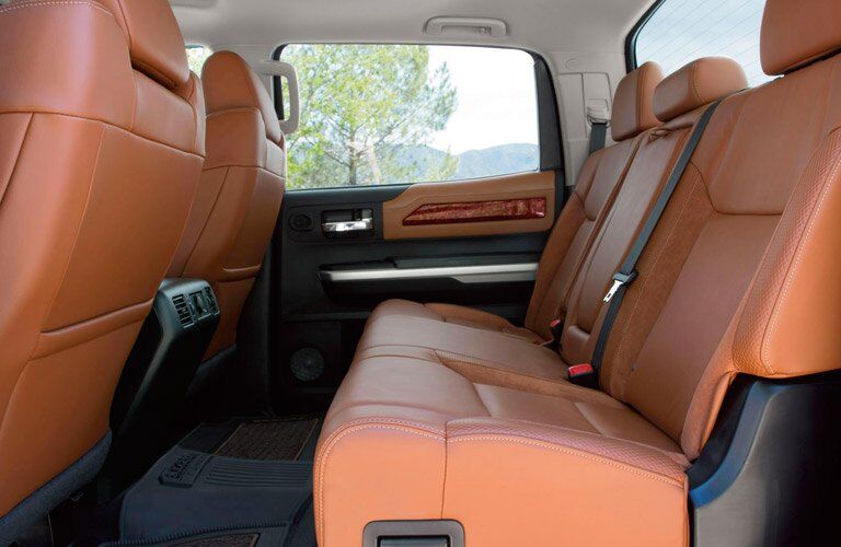 2017 Toyota Tundra interior view of seating