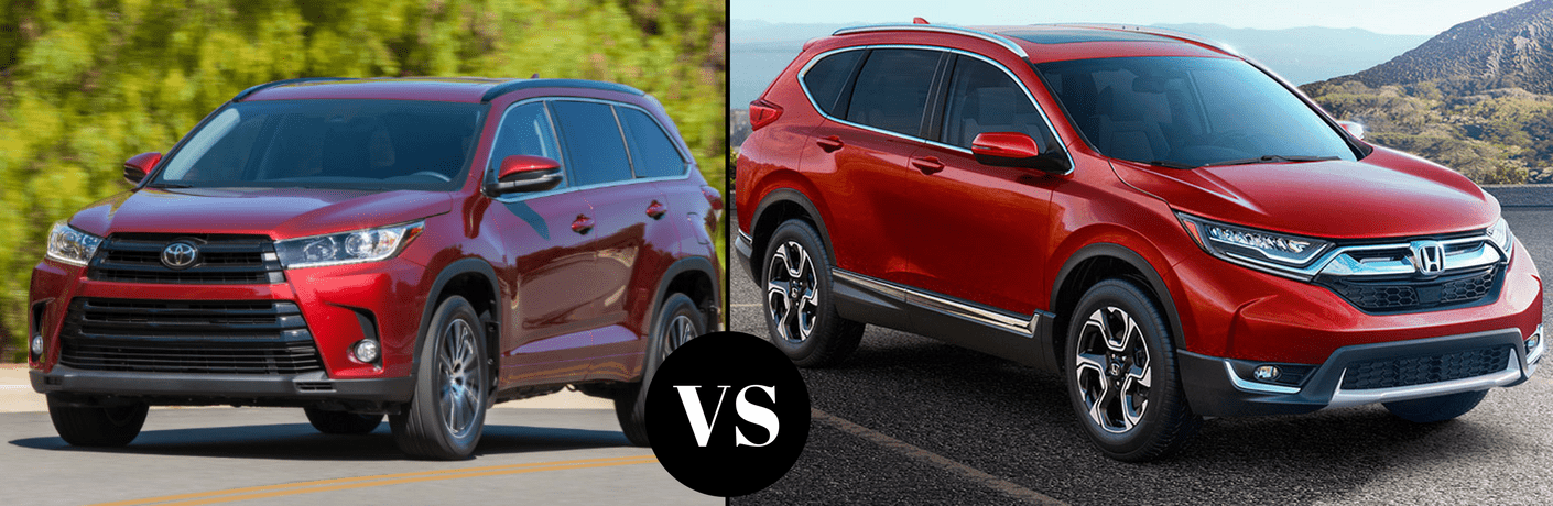 2017 Toyota Highlander vs 2017 Honda CR-V