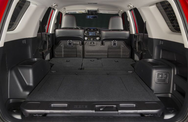 A photo of the cargo space available in the 2019 Toyota 4Runner.