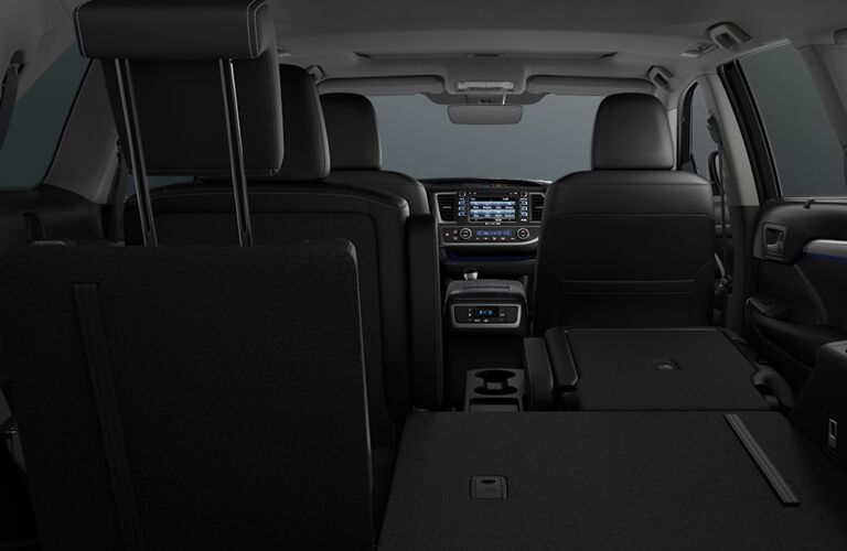 A photo of one of the interior configurations in the 2018 Highlander.