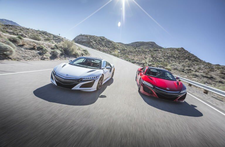 2017 Acura NSX color options