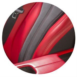 2017 Acura NSX seat material