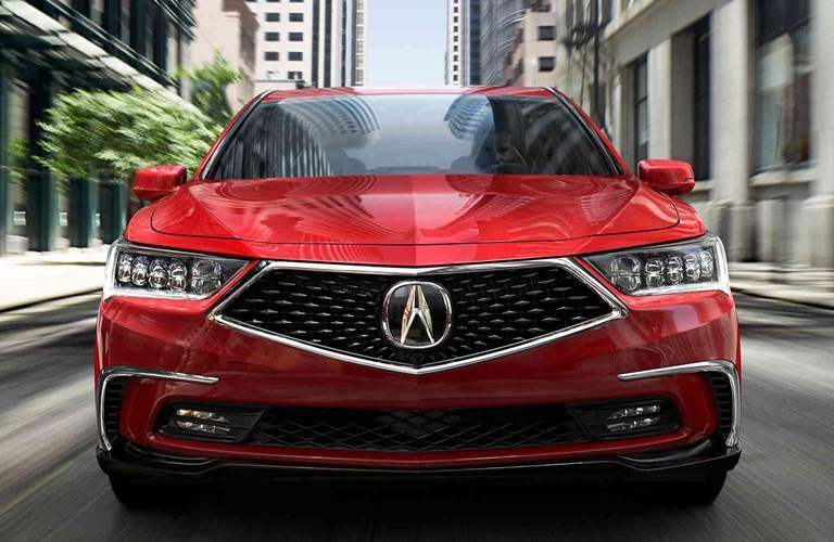 Front End and Grille of 2018 Acura RLX