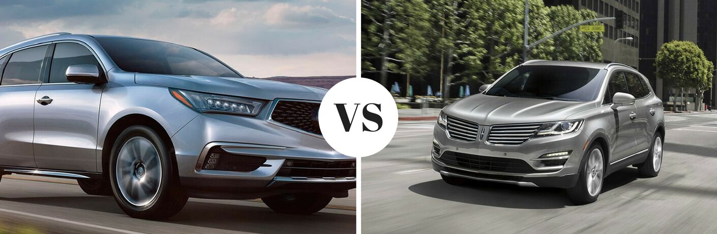 2017 Acura Mdx Vs Lincoln Mkc