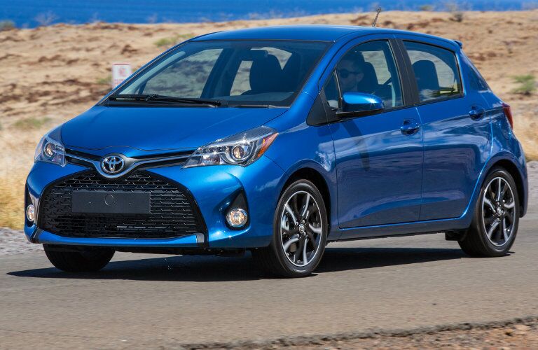 2017 Toyota Yaris in Blue Streak Metallic