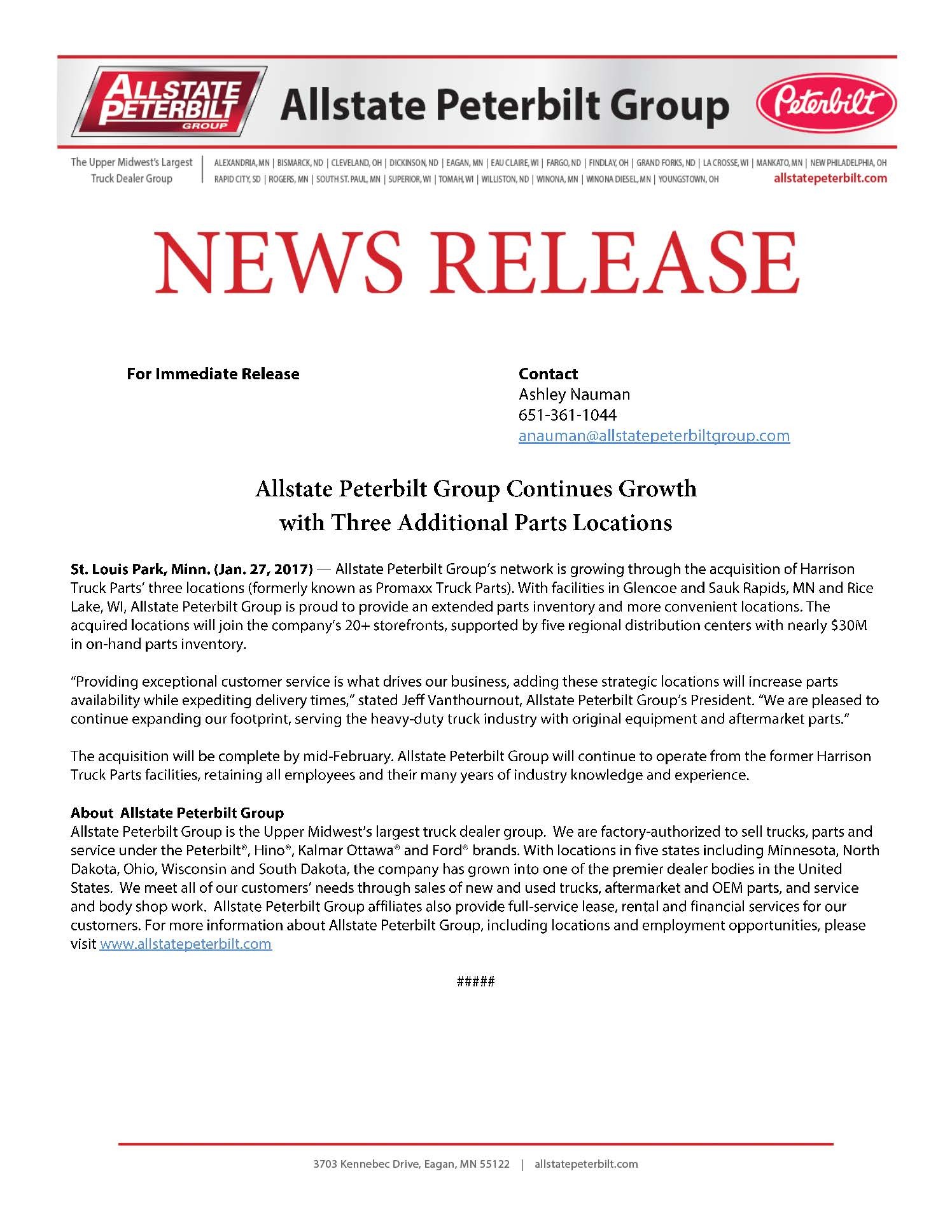 In The News Allstate Peterbilt Group In the news allstate peterbilt group