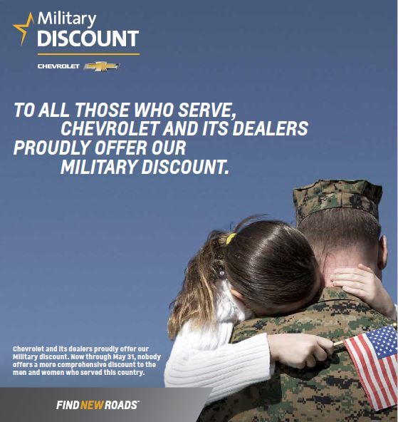Team Chevrolet Military Incentives!
