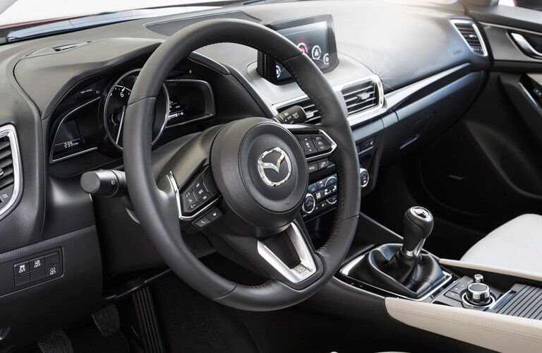 2017 Mazda3 interior features and technology
