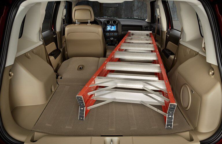 2017 Jeep Patriot loaded with cargo