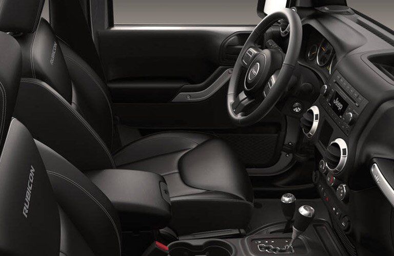 2017 Jeep Wrangler passenger space
