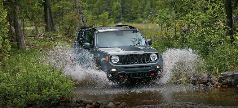 2017 Jeep Renegade water fording