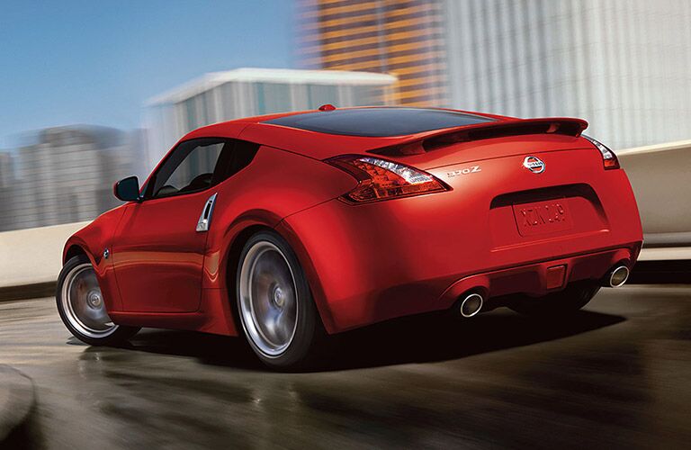 2017 Nissan 370Z Red Back View