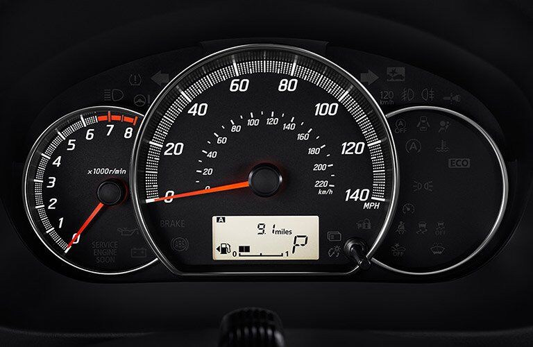 2017 Mitsubishi Mirage G4 speedometer