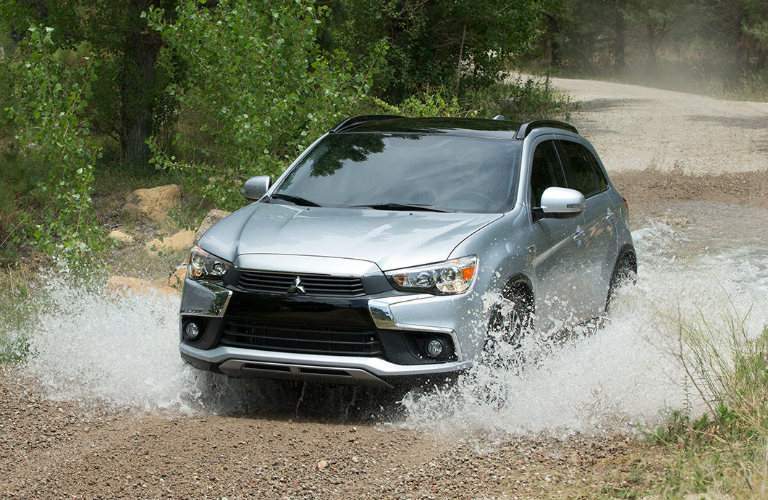 2017 Mitsubishi Outlander Sport running through water