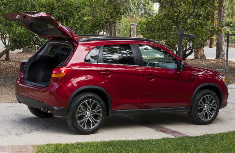 2017 Mitsubishi Outlander Sport with hatch open