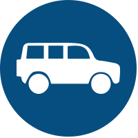 Ford Blue SUV Icon