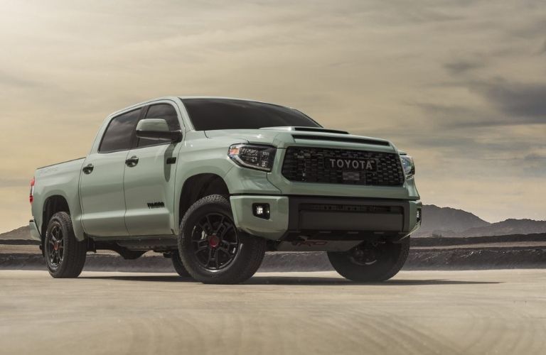 2021 Toyota Tundra side and front view