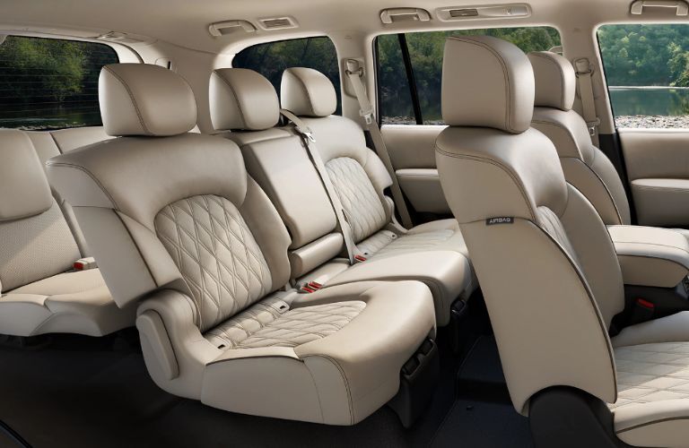 side interior view of the 2023 Nissan Armada