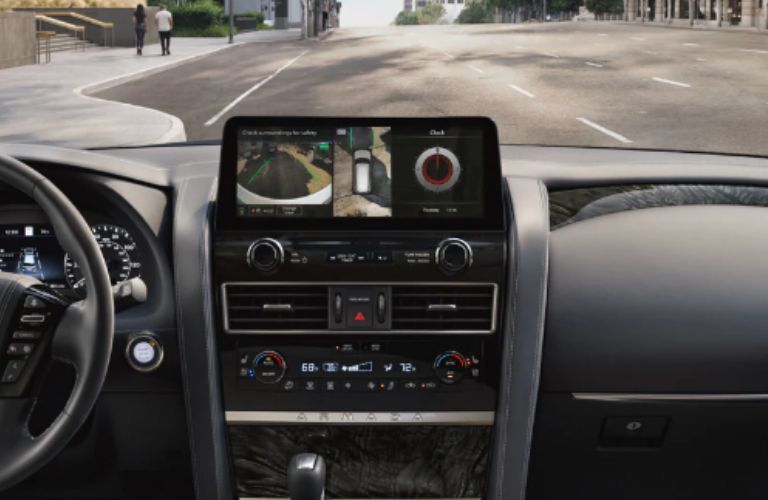 infotainment system of the 2023 Nissan Armada