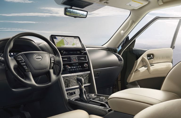 cockpit of the 2023 Nissan Armada