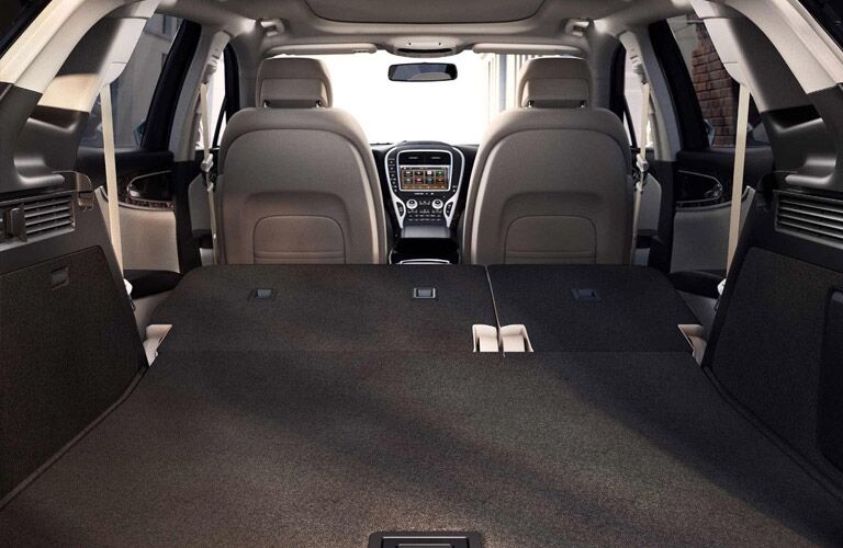 rear cargo area of the 2018 Lincoln MKX