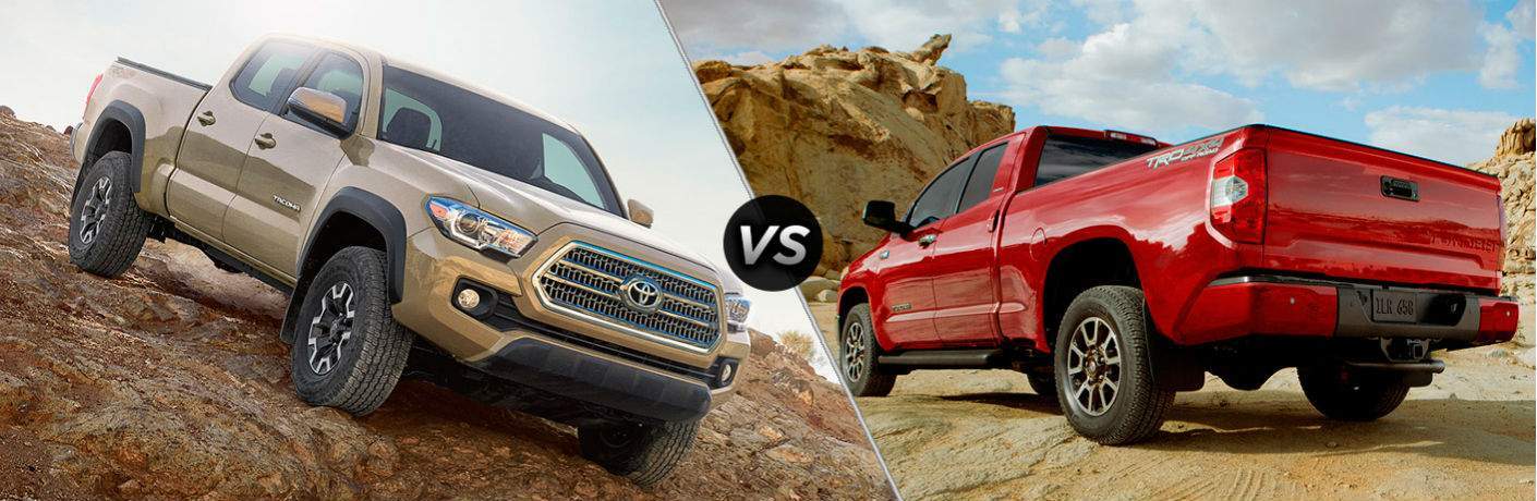 2017 toyota tacoma vs 2017 toyota tundra