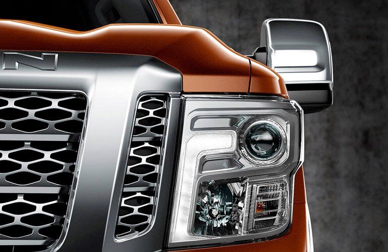 2017 Nissan Titan XD headlight design