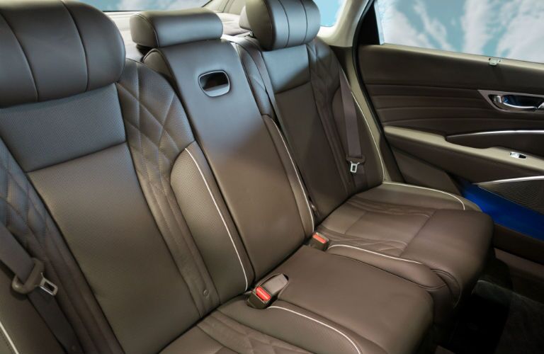 A photo of the rear seat of the 2019 Kia K900.