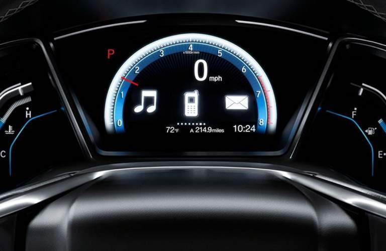 2017 Honda Civic Sedan gauge cluster
