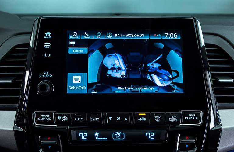 2018 Honda Odyssey infotainment system