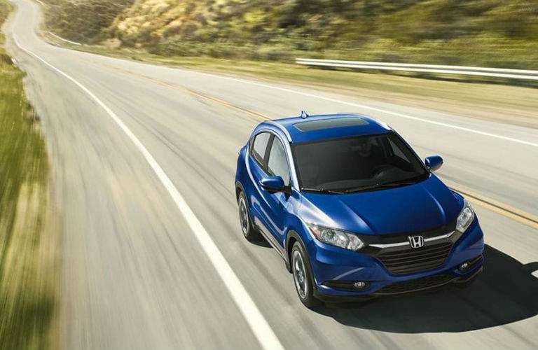 2018 Honda HR-V driving on road