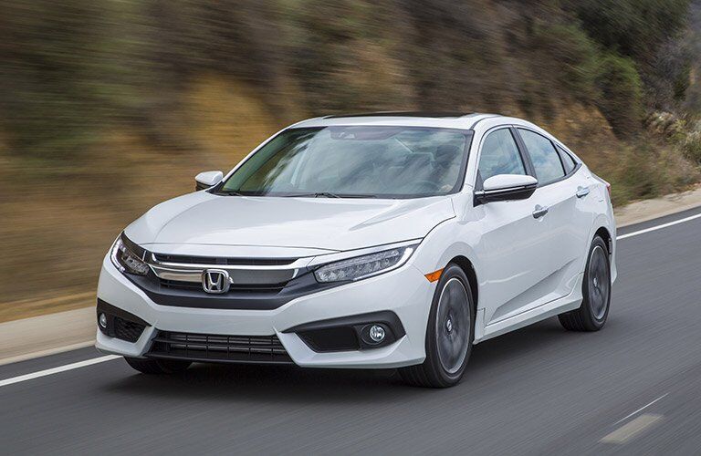 2017 Honda Civic Sedan in white