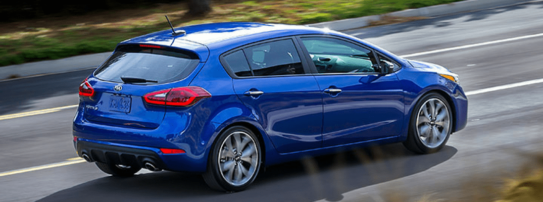 Kia Forte5 hatchback in blue