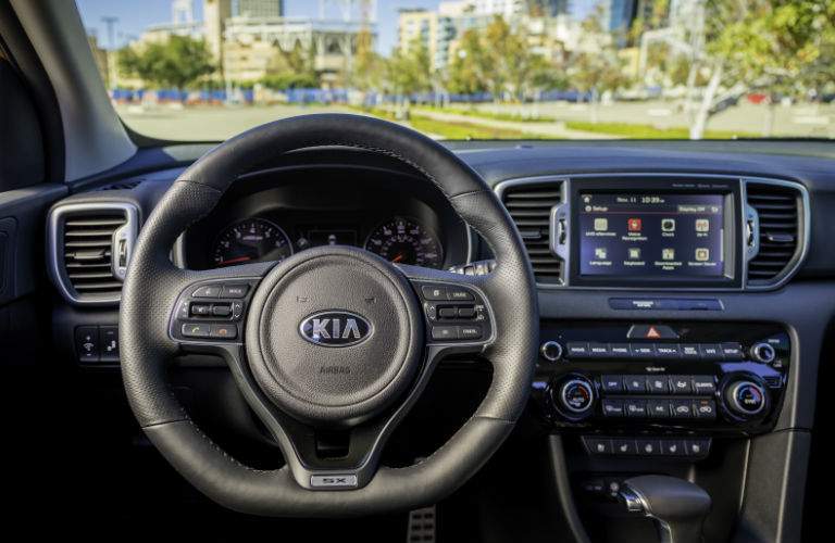 2018 Kia Sportage interior front driver's seat