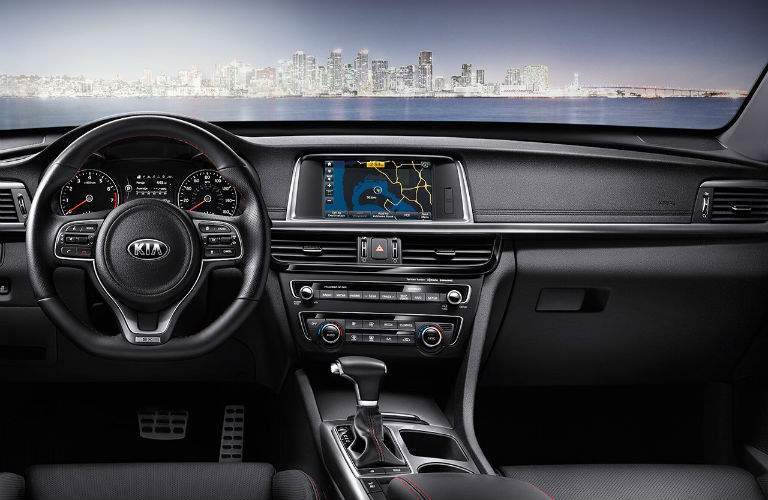 2018 Kia Optima interior front dash view