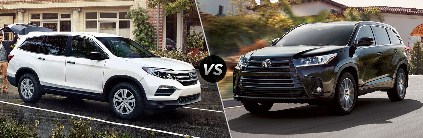 2017 Honda Pilot Vs Toyota Highlander