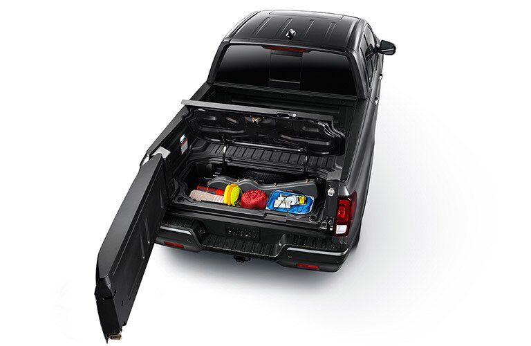 2017 Honda Ridgeline in-bed trunk