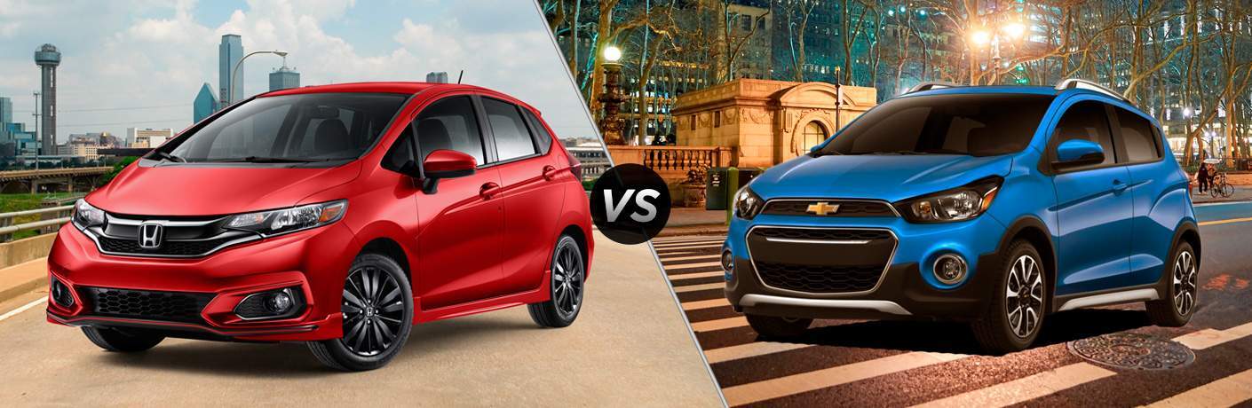 2018 Honda Fit Sport Vs 2018 Chevrolet Spark Activ