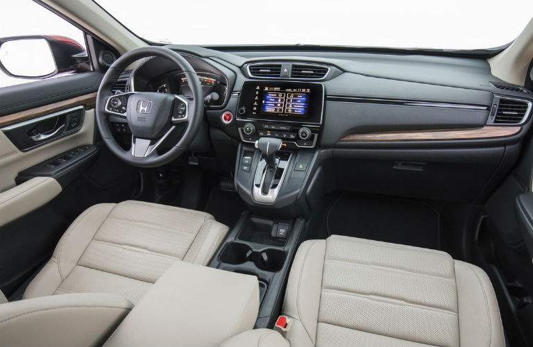 2018 Honda CR-V interior steering and dashboard