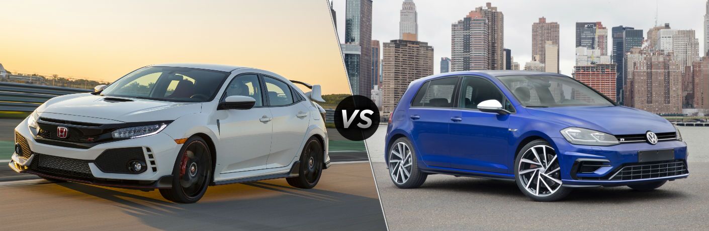 2018 Honda Civic Type R Vs 2018 Volkswagen Golf R