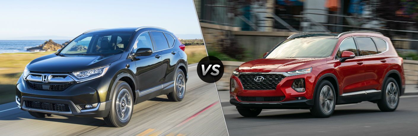 2019 Honda Cr V Vs 2019 Hyundai Santa Fe
