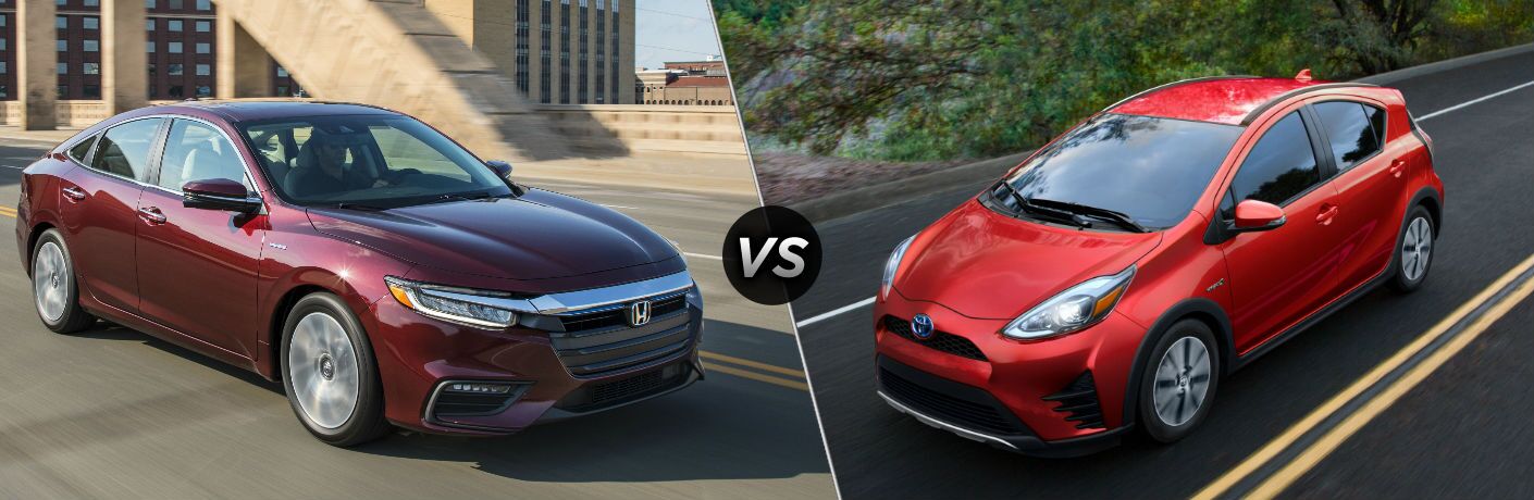 2019 Honda Insight Vs 2019 Toyota Prius C
