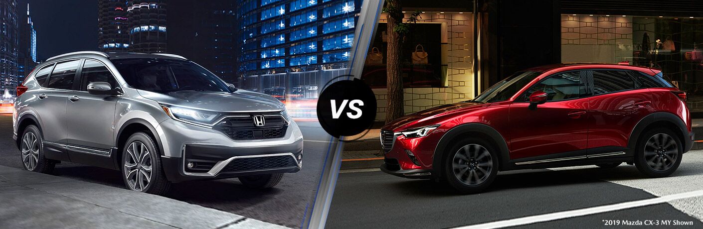 Honda Cr V Touring Vs 19 Mazda Cx 3 Grand Touring