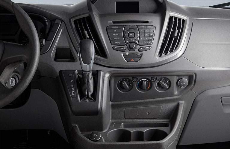 2018 Ford Transit Cargo Van Gray Interior Instrument Panel
