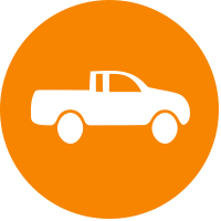 orange icon truck