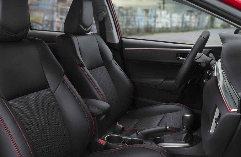 2018 Toyota Corolla front seating