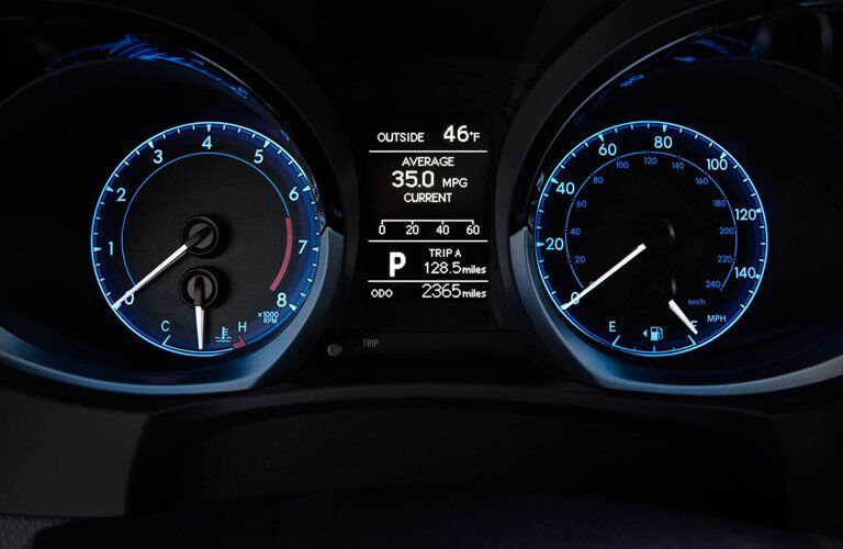 2018 Toyota Corolla instrumentation