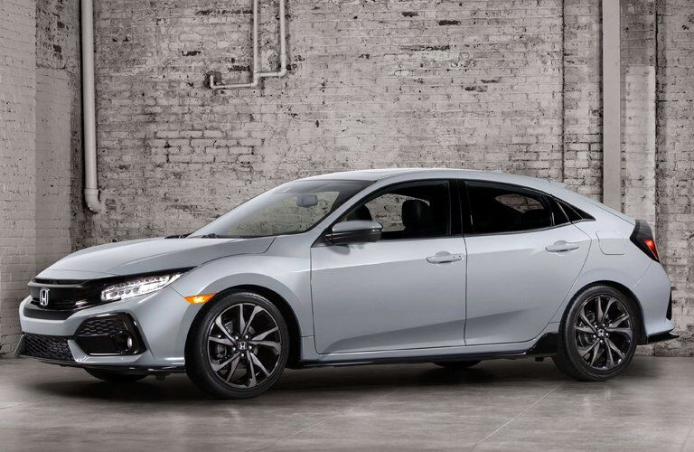 2017 Honda Civic Hatchback aerodynamic design