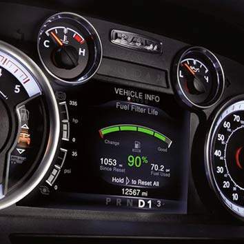 DRIVER INFORMATION DIGITAL CLUSTER DISPLAY